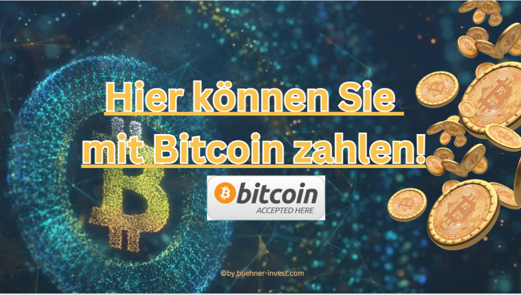 Hier können Sie mit Bitcoin bezahlen